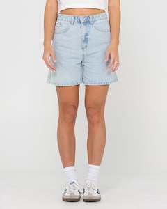 Cyprus High Waisted Denim Short