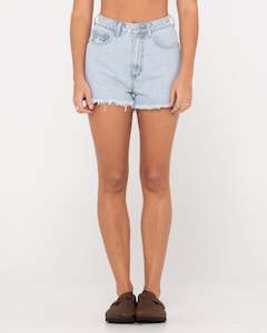 Penny Kick High Waisted Denim Short