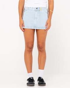 Flip Mommy Low Rise Mini Denim Skirt