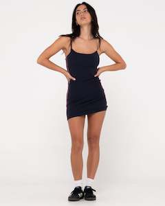 Racer Fitted Mini Dress