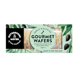 Gourmet Wafers – Garlic & Olive Oil