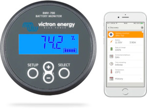 Battery Protection and monitoring: Victron Energy Battery Monitor BMV-712 Smart