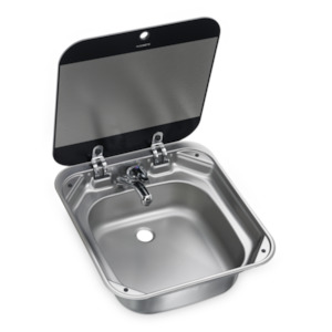 Sinks: Dometic VA8006 Sink, lid and tap