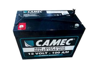 Batteries 1: Camec 100 AH AGM Sealed Batteries