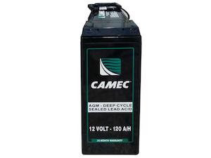 Batteries 1: Camec 120 AH AGM Sealed Slim Batteries