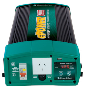 Inverters: Enerdrive ePOWER 2000W 24V True Sine Wave Inverter with AC Transfer & Safety Switch