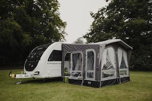 Vango Riviera Elements 330 Awning With Carpet & Mesh Door