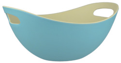 Van Go Blue/Cream Salad Bowl