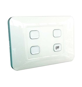 ‘Sphere’ W.A.S 4 Gang Wireless Light Switch w/Master Off