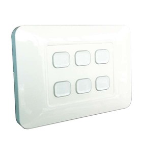 ‘Sphere’ W.A.S 6 Gang Wireless Light Switch