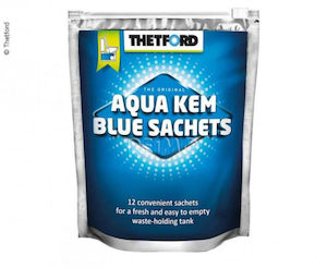 Automotive component: Thetford Aqua Kem Blue Sachets – Waste Holding Tank – Zip bag