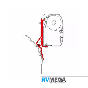 Fiamma Awning VWT4 Brackets F45 98655-292