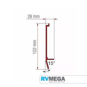 Fiamma Awning Roof Bracket U - 02437A01