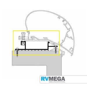 Thule Omnistor 6 & 9 Series Awning Flat Roof Installation Kit