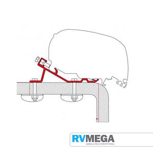 Fiamma F65/F80 Roof Mount Kit Universal 98655-855