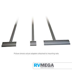 Awning Track Rail Brackets: Thule 6000 Series Flat Roof Installation Profile 3.75m - 4.5m