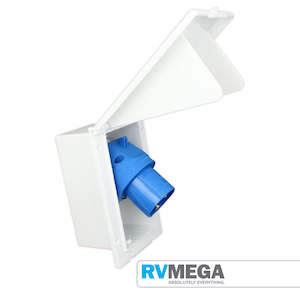 230v Plugs Leads Accessories: Rectangular 240V Flush Fitting Inlet