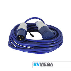 230v Plugs Leads Accessories: 25 Metre Caravan Or Motorhome Mains Power Lead 16A