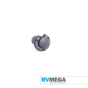 Flush Round 12 Volt Screw Mount Socket