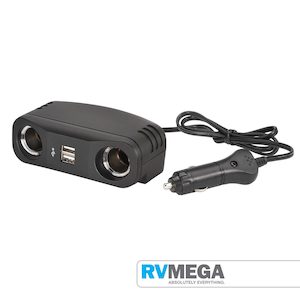 12v Parts Accessories: Narva Twin Accesory Sockets & USB Port