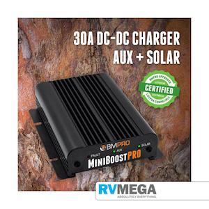 BMPRO Miniboost Pro DC-DC Battery Charger 10-16vDC - 30A with 30A MPPT Reg