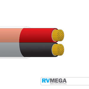 Twin Core Red/Black Battery Cable 10mm Per Metre