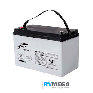 Ritar 12V 120AH AGM Deep Cycle Battery (12 Month Warranty)