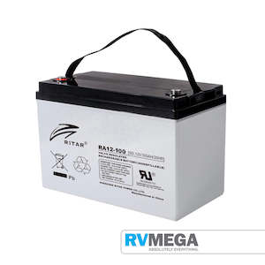 Ritar 12V 100AH AGM Deep Cycle Battery (12 Month Warranty)