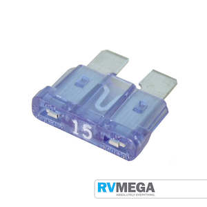 Standard Blade 15 Amp Fuse Blue