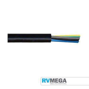 AFL Cable 1.5mm 3c Flex PVC/PVC 90Deg 250/440V Black