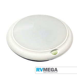 Round White Interior Light 84 LED Warm White +12 Blue