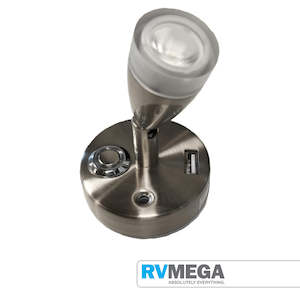 USB Spotlight - Brushed Nickel