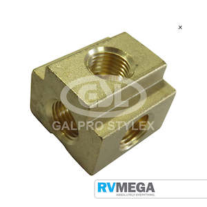 Brass 5 Way 1/4" BSP Female Block