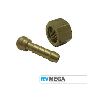 Brass Swivel Connector 1/2" BSPT x 8mm Tail