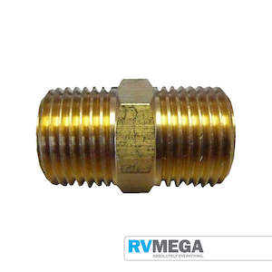 Brass Fittings: Brass 1/2" BSP Hex Nipple