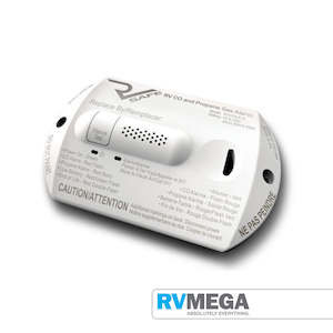 RV Safe White LPG & Carbon Monoxide Detector 12V - Surface Mount