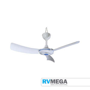 Fan Ceiling 12V 700mm Socket White