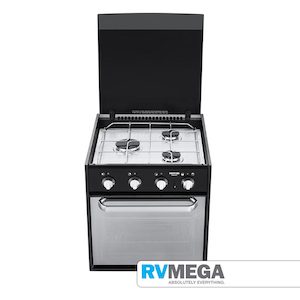 Thetford Triplex 3 Burner Oven & Grill - Mirror Glass