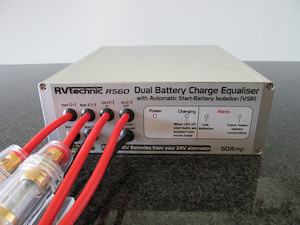 Electronic equipment manufacturing: 60Amp Dual Battery Equaliser with Start-Battery Isolator (VSR) RVtechnic RV&Marine