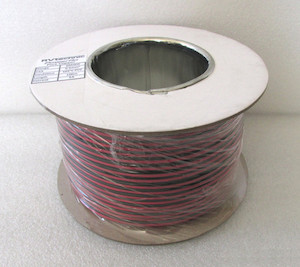 Electronic equipment manufacturing: 20AWG Twin Core, 100mtrs 5 Amp, 0.5mmsq, Tinned Copper, Red+Black RVtechnic RV&Marine