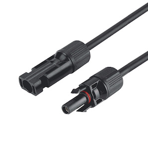 Solar MC4 connector pair (fitted onto cable) RVtechnic RV&Marine