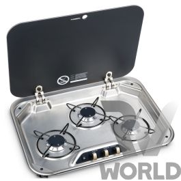 Dometic 3 Burner Gas Hob with Lid - RV World NZ