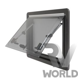 Ranger Double Glazed Window - ASA Plastic Frame. 1200W X 300H - RV World NZ