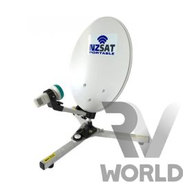 NZSAT Portable Satellite Dish - RV World NZ