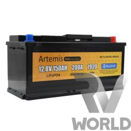 Artemis Gold Series Lithium Battery 12V 150Ah - RV World NZ