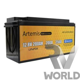 Artemis Gold Series Lithium Battery 12V 200Ah - RV World NZ