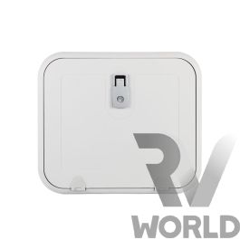 Ranger Access Door. 410mm x 360mm. White - RV World NZ