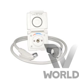 Products: Outdoor Shower - White - RV World NZ