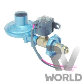 Gas Solenoid Valve and Regulator - RV World NZ