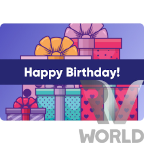 Birthday Gift Card - RV World NZ